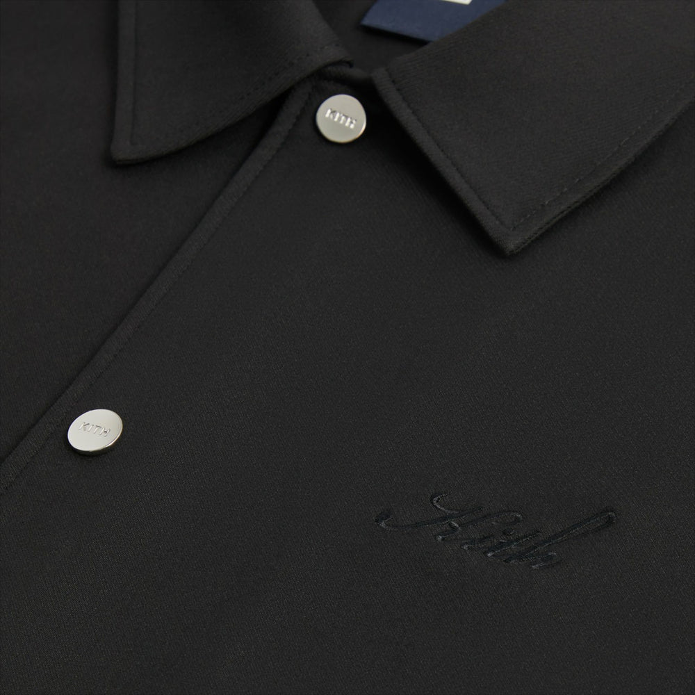 Kith Double Weave Coaches Jacket - Black | Kith Black
