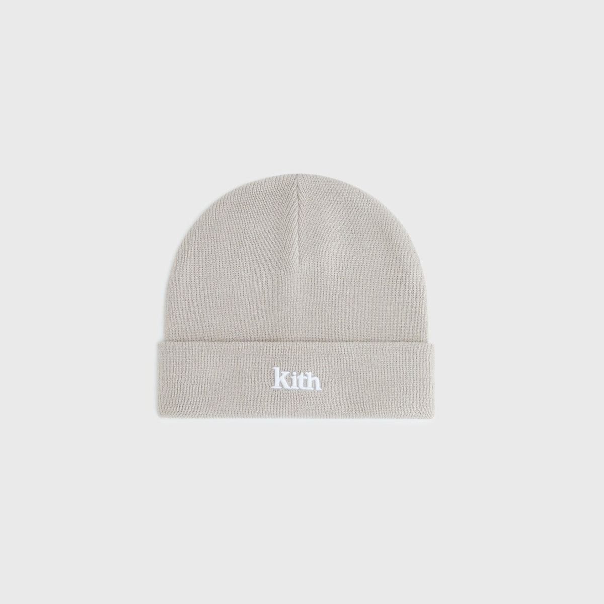 Kith Kids Classic Serif Logo Beanie - Plaster | Kith Plaster