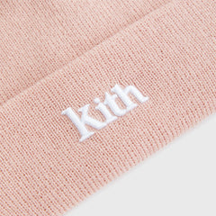 Kith Kids Classic Serif Logo Beanie - Rose | Kith Rose