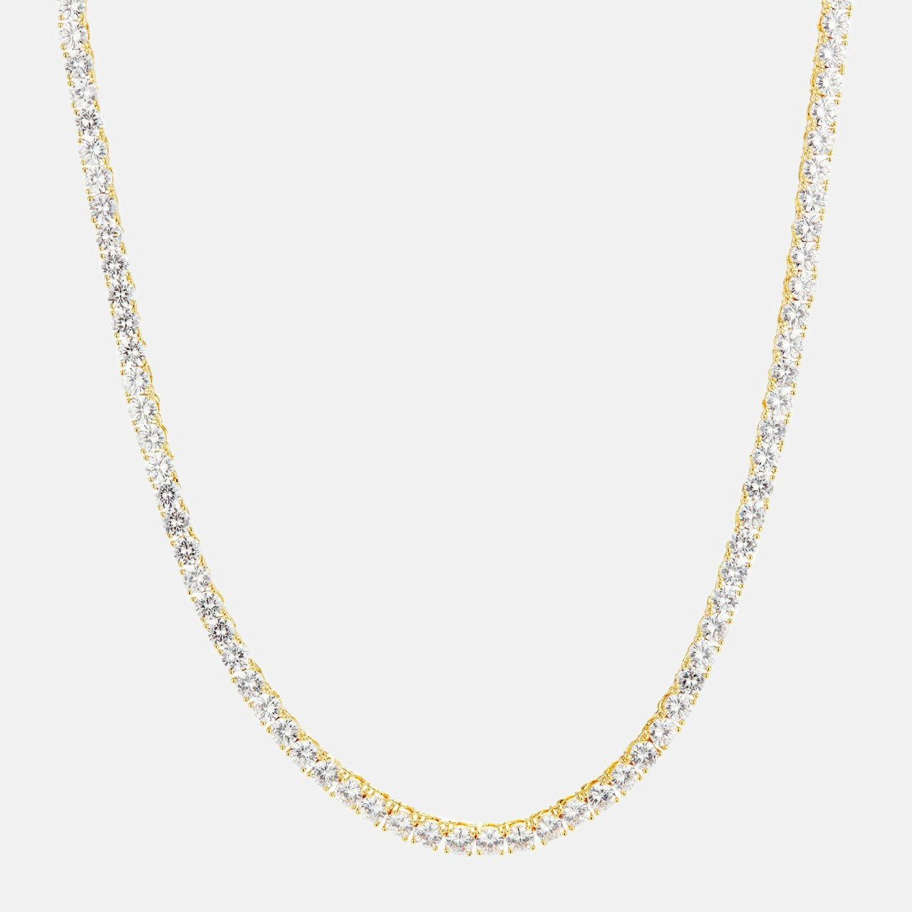 Crystal Haze Serena Necklace Clear - Gold | Kith Gold