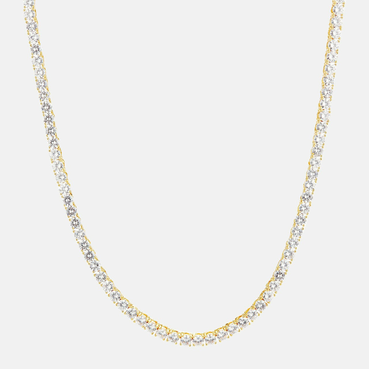 Crystal Haze Serena Necklace Clear - Gold | Kith Gold