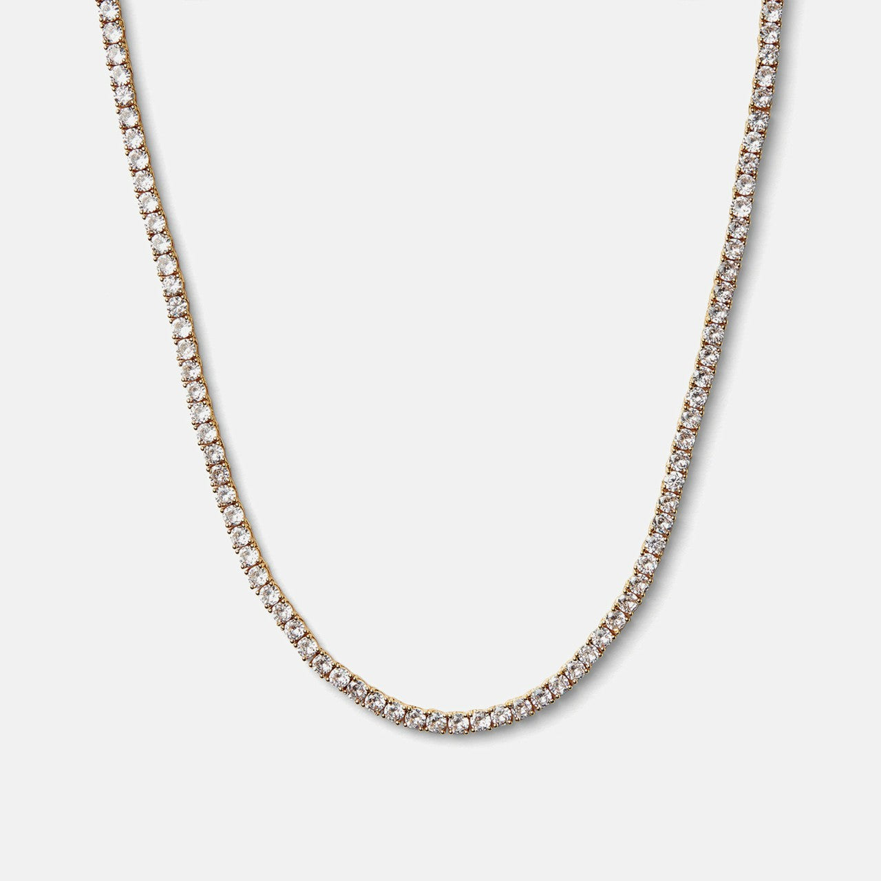 Crystal Haze Serena Necklace Clear - Gold | Kith Gold