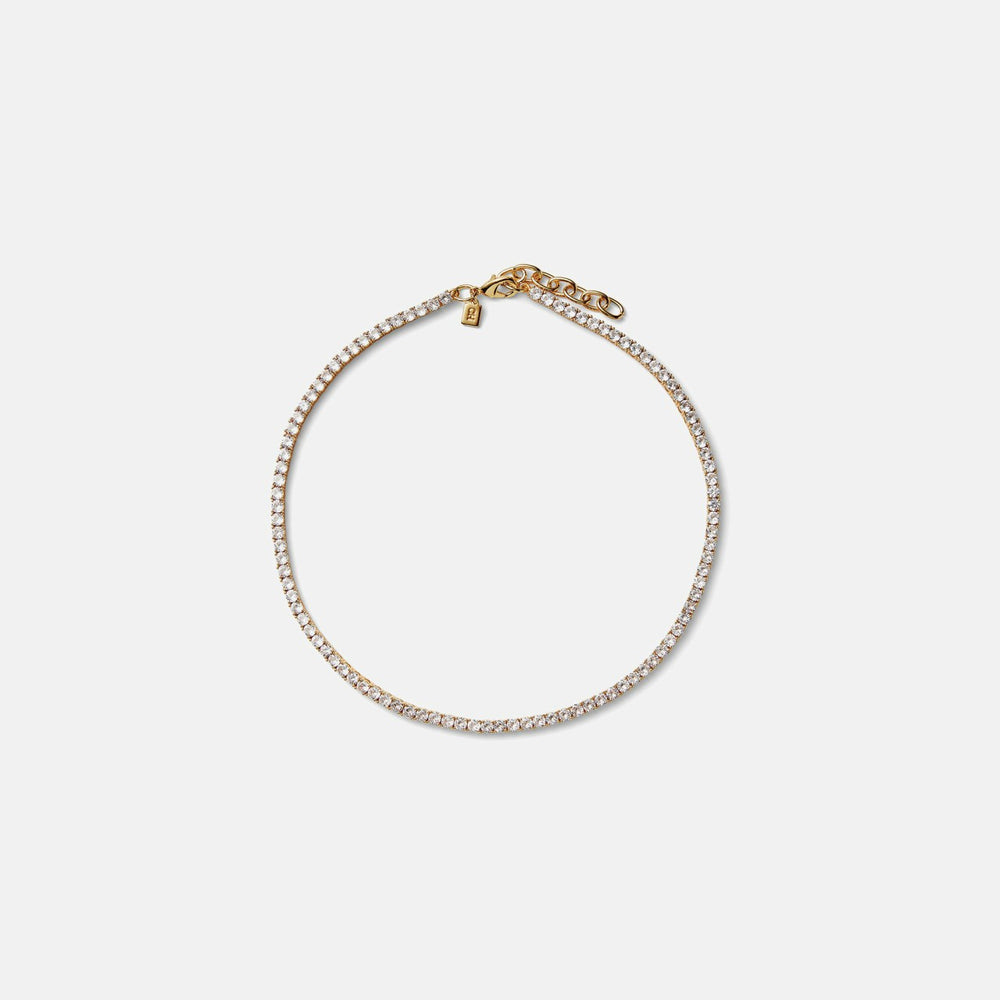 Crystal Haze Serena Necklace Clear - Gold | Kith Gold