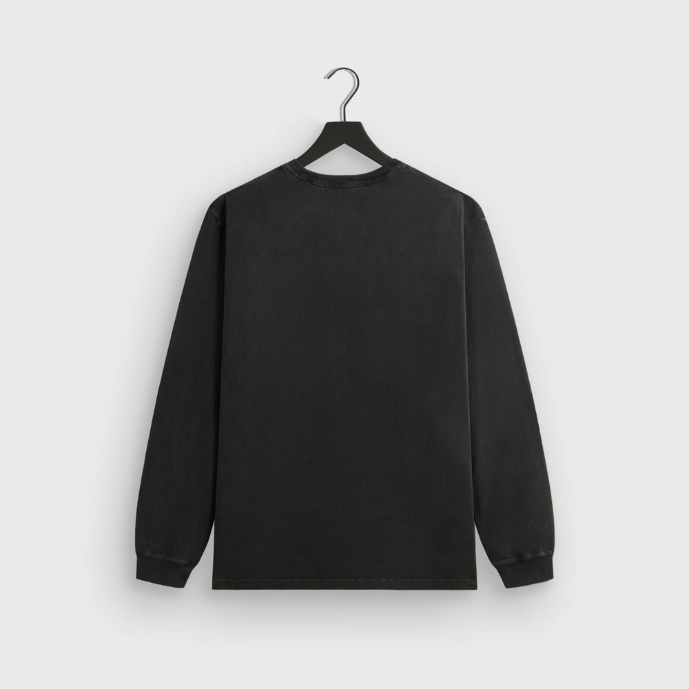 Kith Long Sleeve Vintage Tee - Black | Kith Black