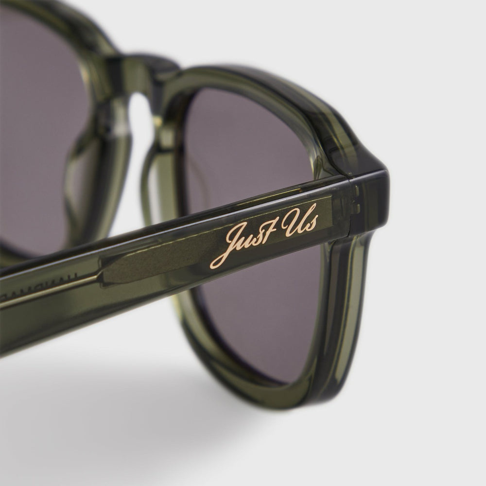 Kith Napeague Sunglasses - Green Crystal / Grey | Kith Green Crystal / Grey