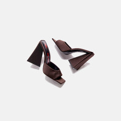 The Attico for Kith Devon Mule 115mm - Cacao | Kith Cacao