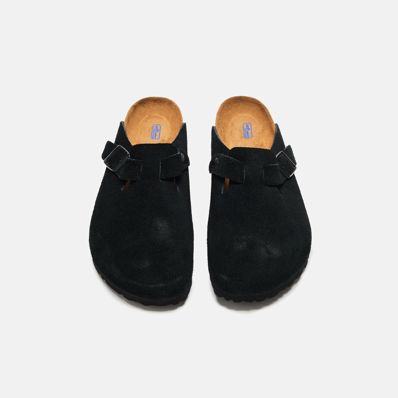 Birkenstock WMNS Boston Soft Footbed Suede - Black | Kith Black