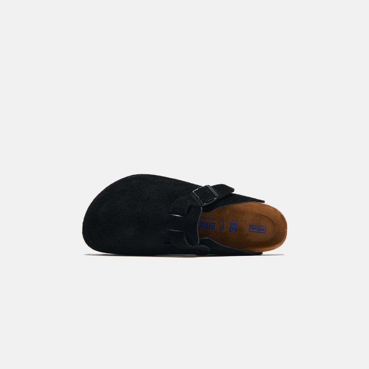 Birkenstock WMNS Boston Soft Footbed Suede - Black | Kith Black