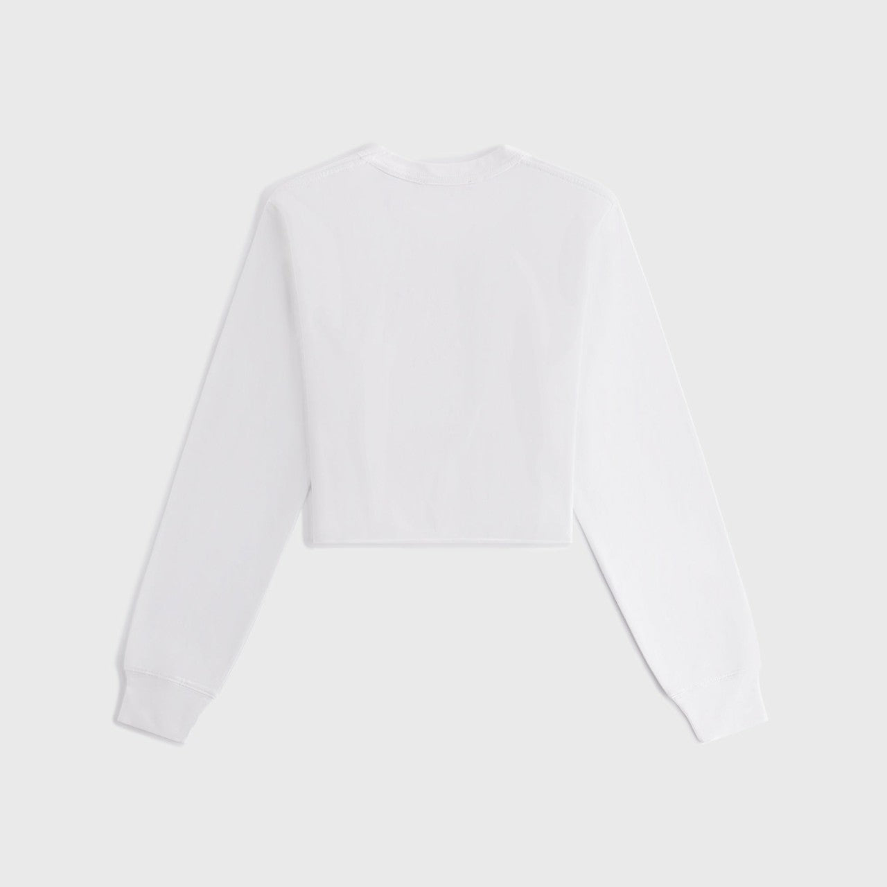 Kith Women Lucy Cropped Long Sleeve II Tee - White | Kith White