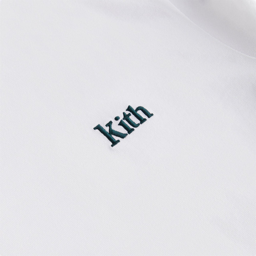 Kith Women Lucy Cropped Long Sleeve II Tee - White | Kith White