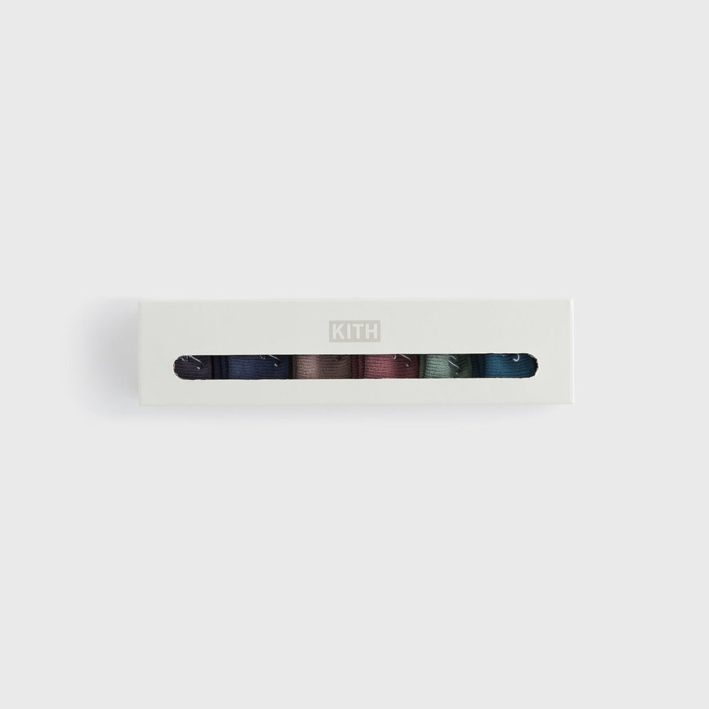Kith Baby Palette 6-Pack Socks - Battleship | Kith Battleship