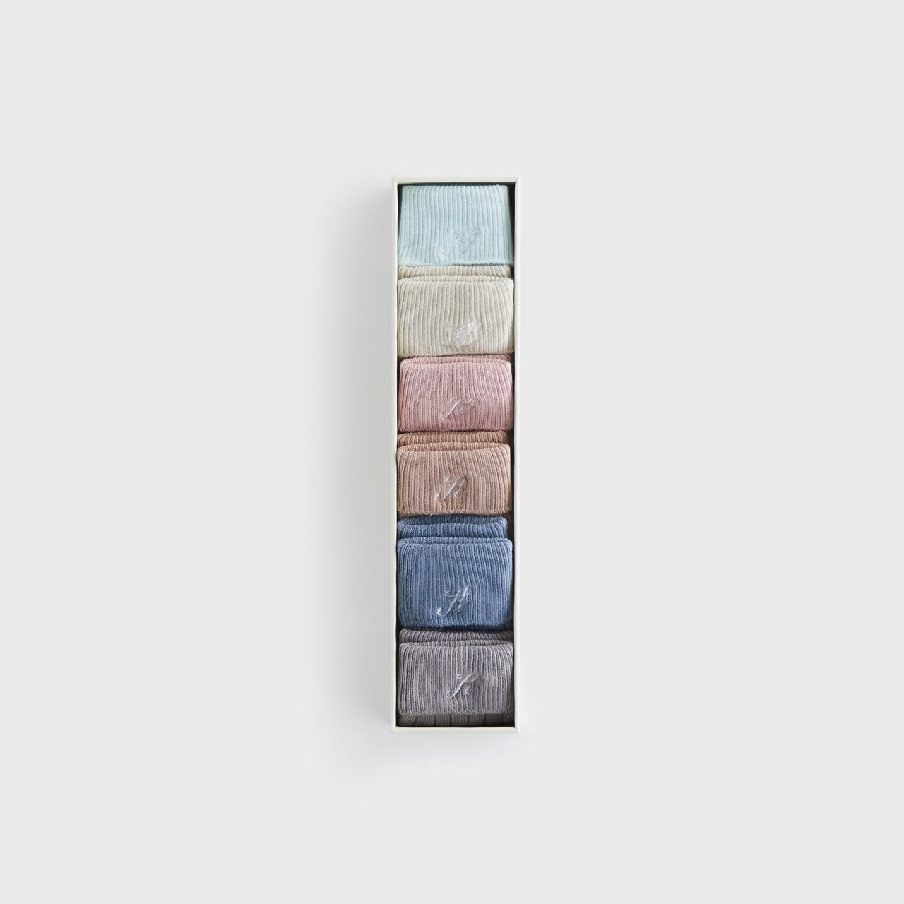 Kith Baby Palette 6-Pack Socks - Argon | Kith Argon