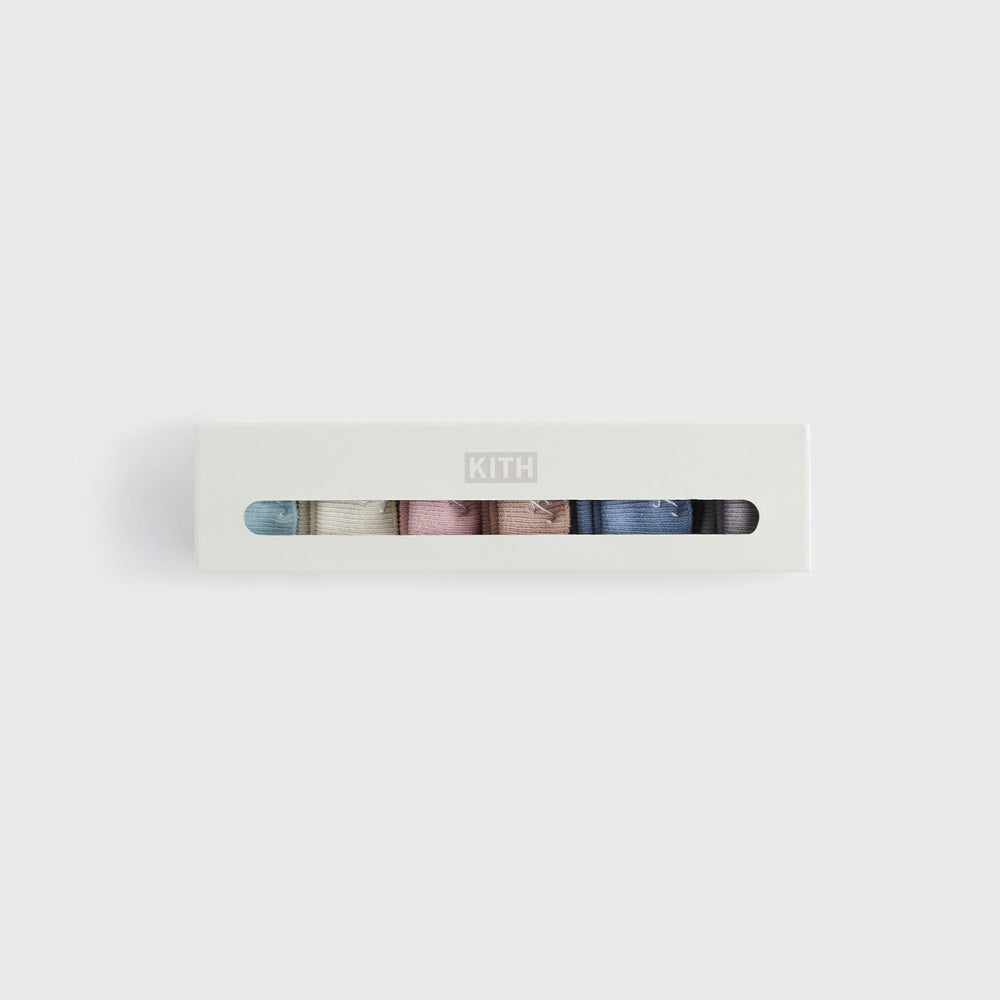 Kith Baby Palette 6-Pack Socks - Argon | Kith Argon
