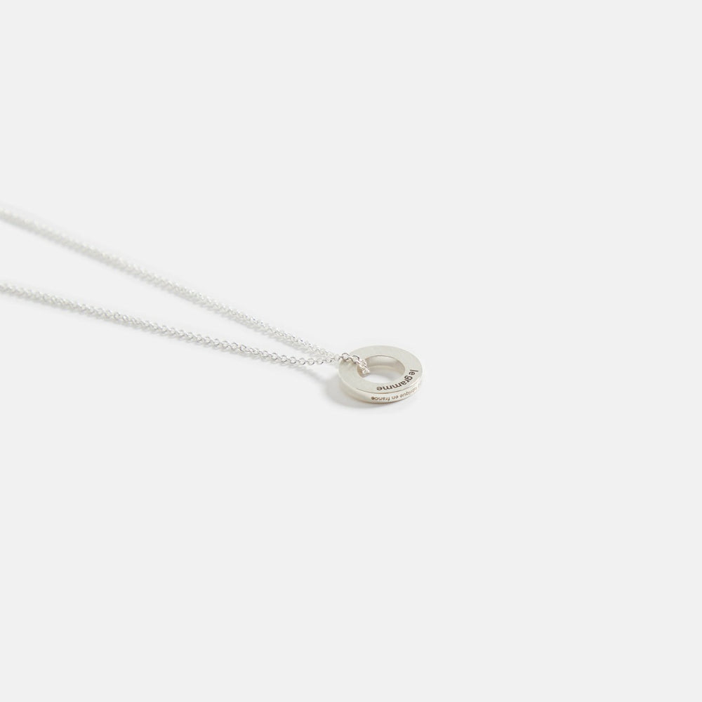 Le Gramme 1.1 Circle Pendant Brushed Silver 925 - Silver | Kith Silver