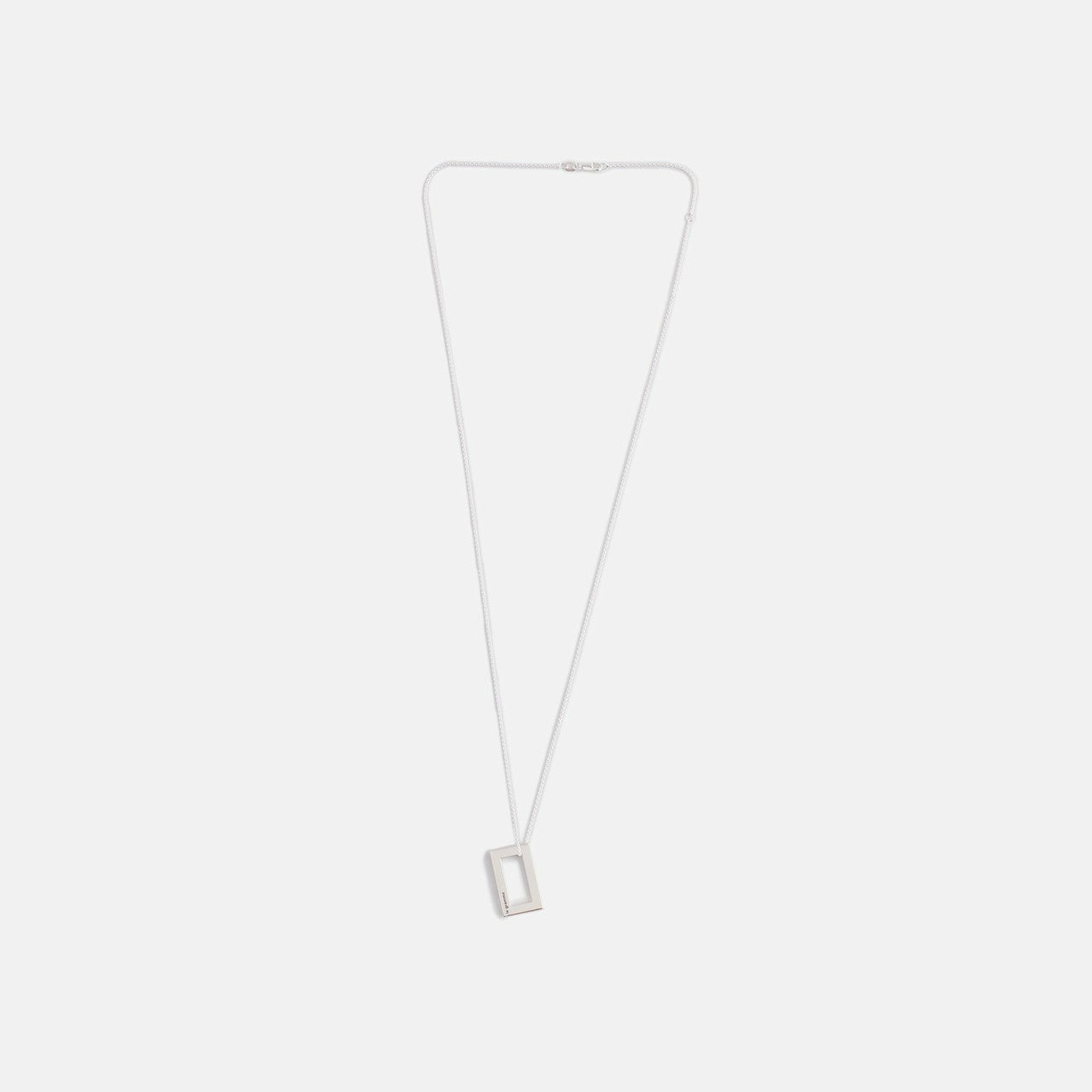 Le Gramme 3.4g Rectangle Pendant Polished Silver - Silver | Kith Silver