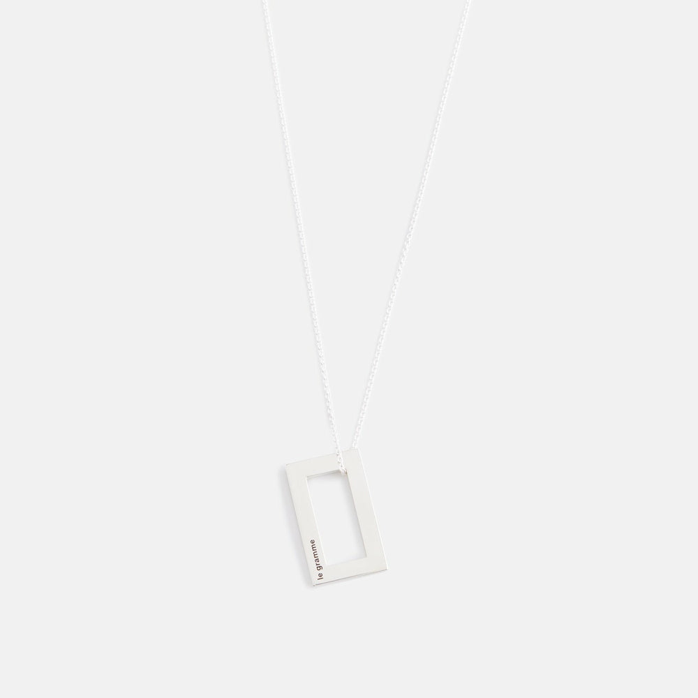 Le Gramme 3.4g Rectangle Pendant Polished Silver - Silver | Kith Silver