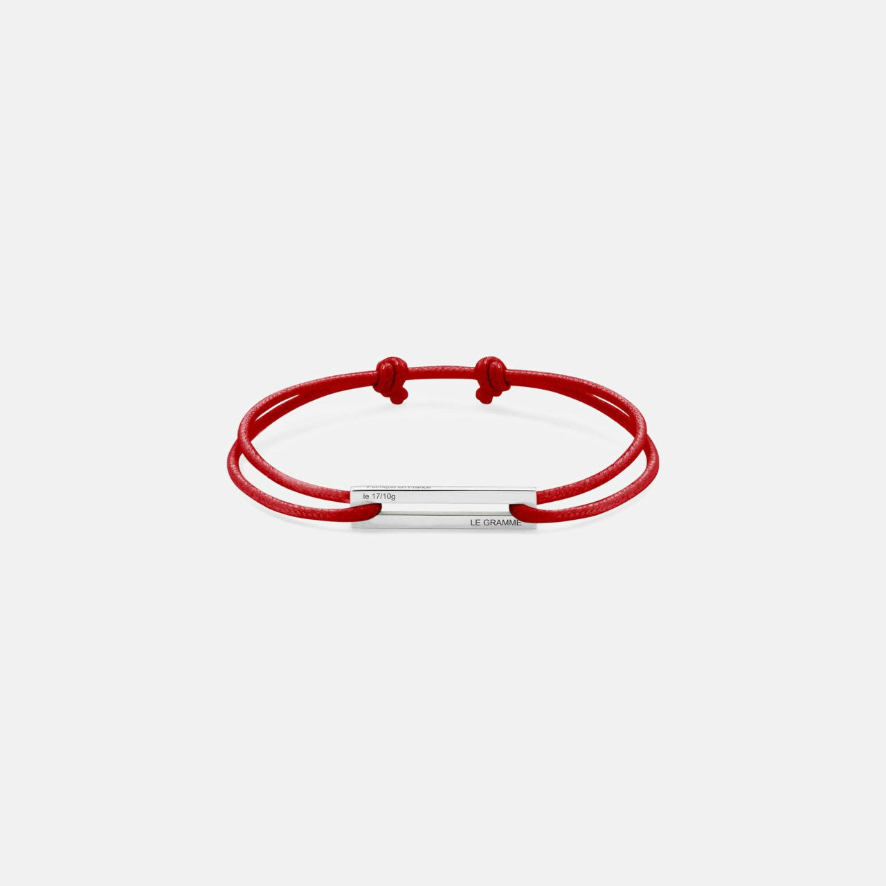 Le Gramme 1.7g Cord Bracelet - Red | Kith Red