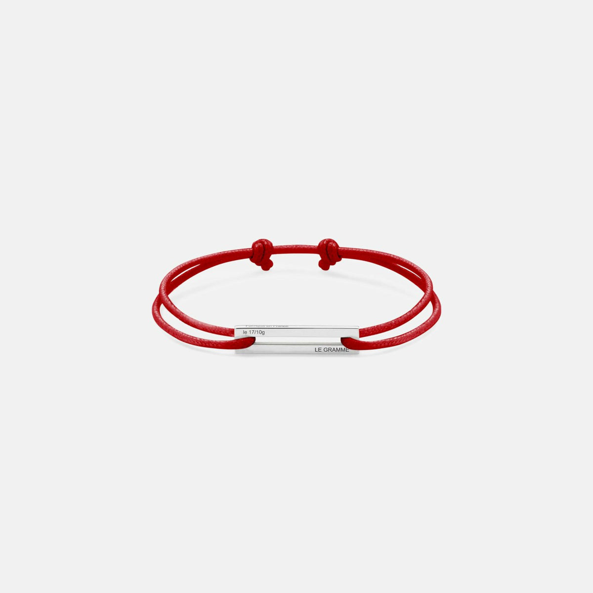 Le Gramme 1.7g Cord Bracelet - Red | Kith Red