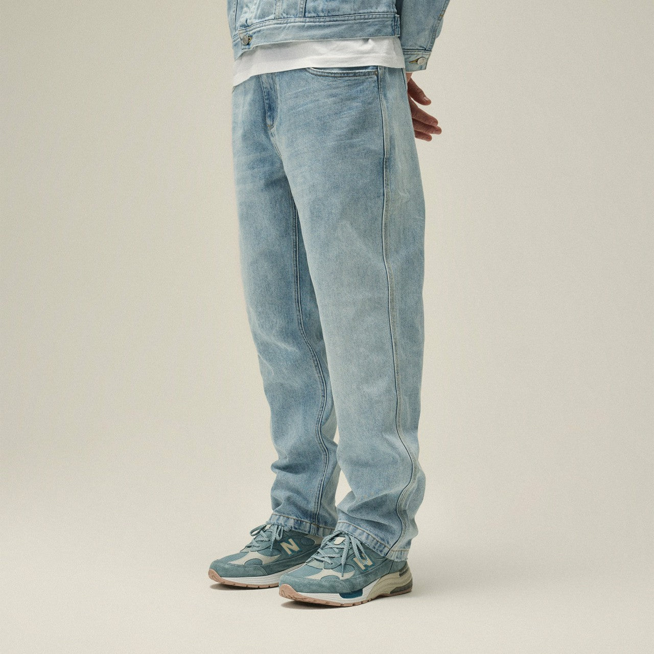 Kith Centre Straight Jean - Light Indigo | Kith Light Indigo