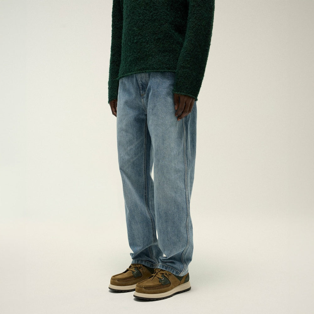 Kith Centre Straight Jean - Dark Indigo | Kith Dark Indigo