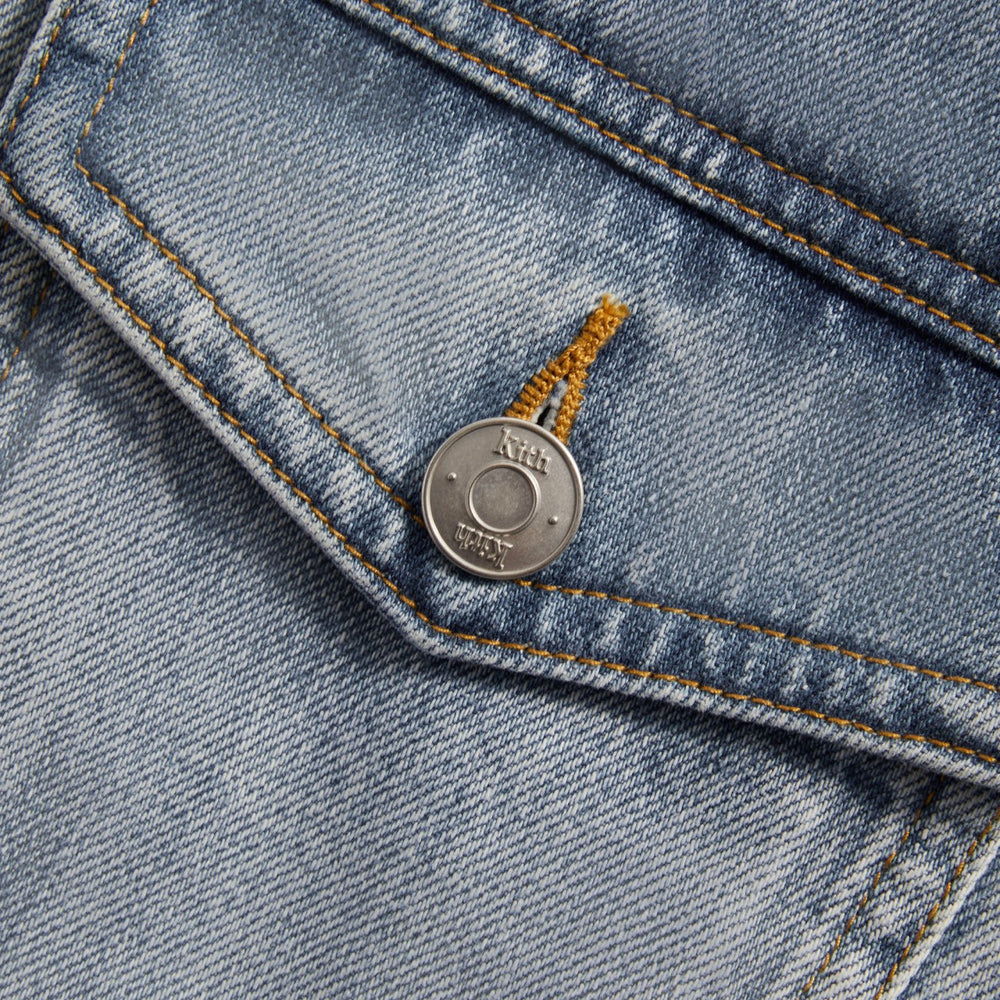 Kith Centre Denim Jacket - Light Indigo | Kith Light Indigo
