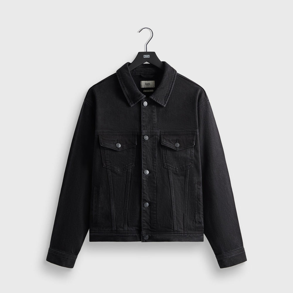 Kith Centre Denim Jacket - Black | Kith Black