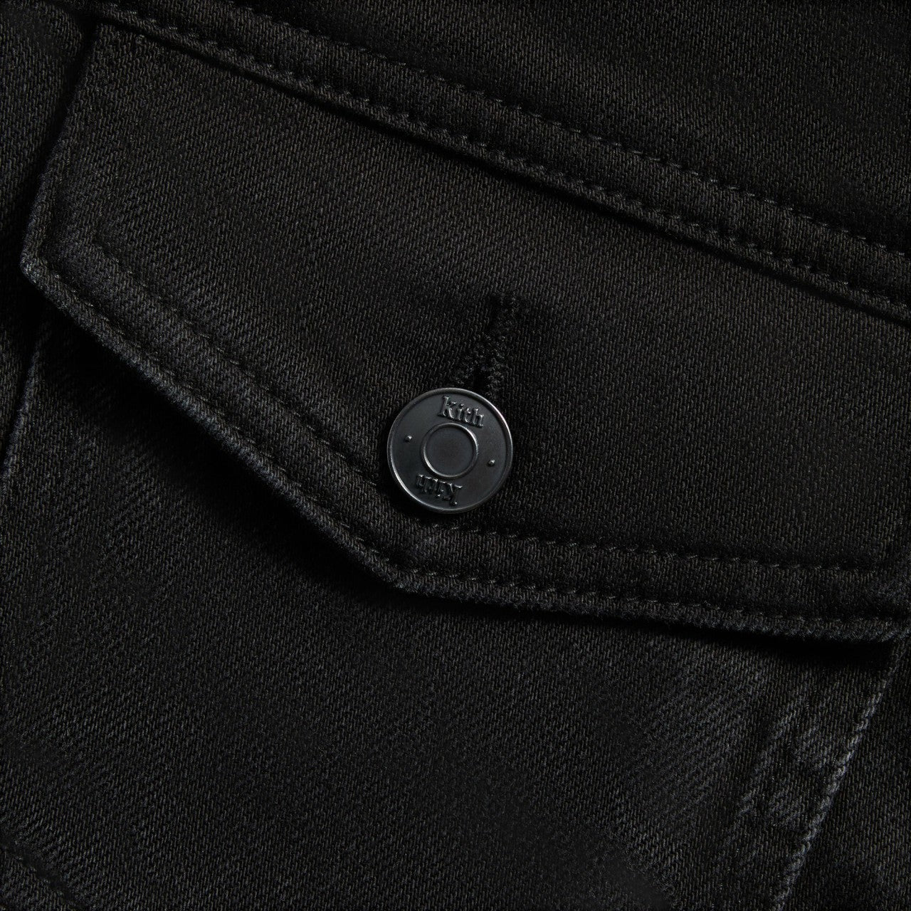 Kith Centre Denim Jacket - Black | Kith Black