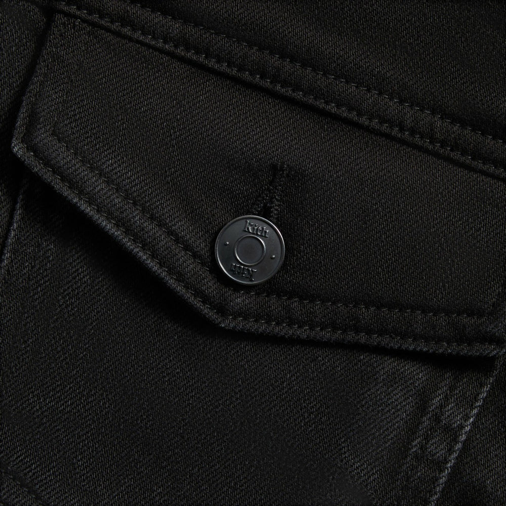 Kith Centre Denim Jacket - Black | Kith Black