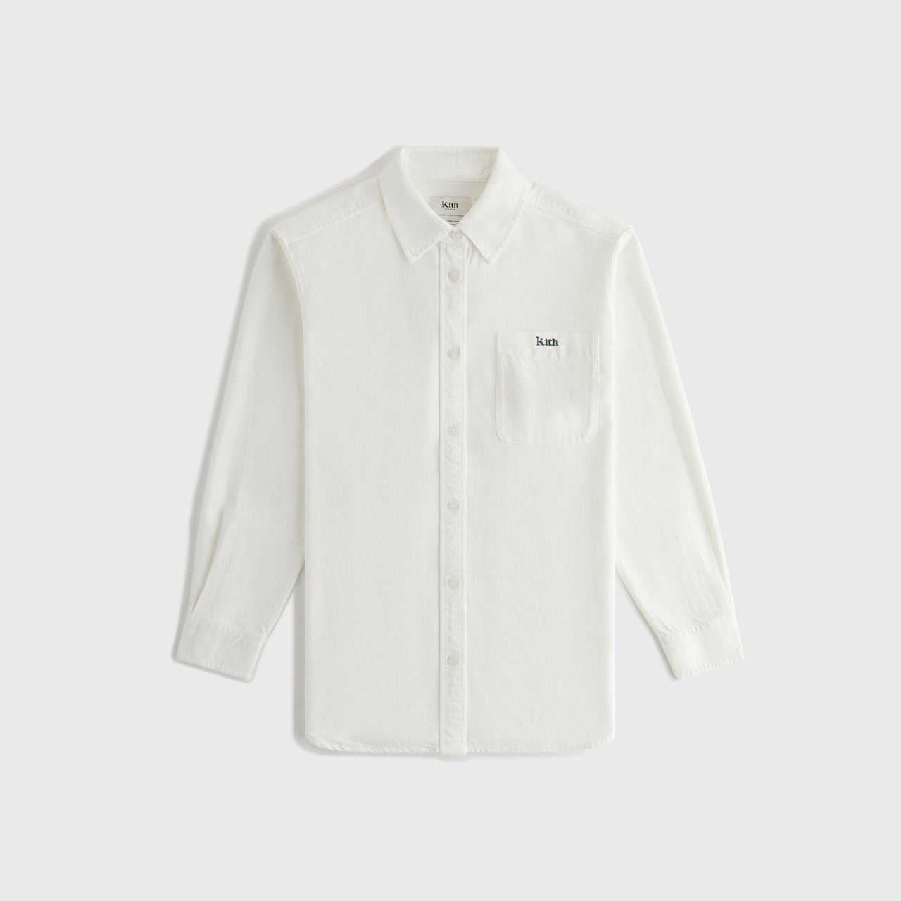 Kith Women Ora II Denim Shirt - Putty Denim | Kith Putty Denim