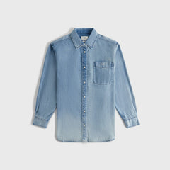 Kith Women Ora II Denim Shirt - Harper Mid Wash | Kith Harper Mid Wash