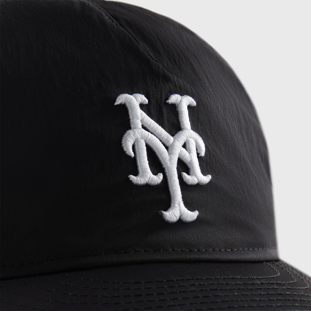 Kith & New Era for the New York Mets Nylon 9FIFTY A-Frame - Black | Kith Black