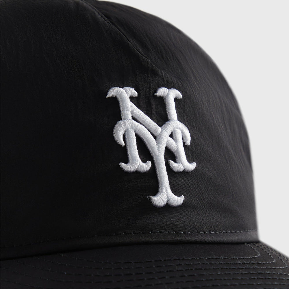 Kith & New Era for the New York Mets Nylon 9FIFTY A-Frame - Black | Kith Black