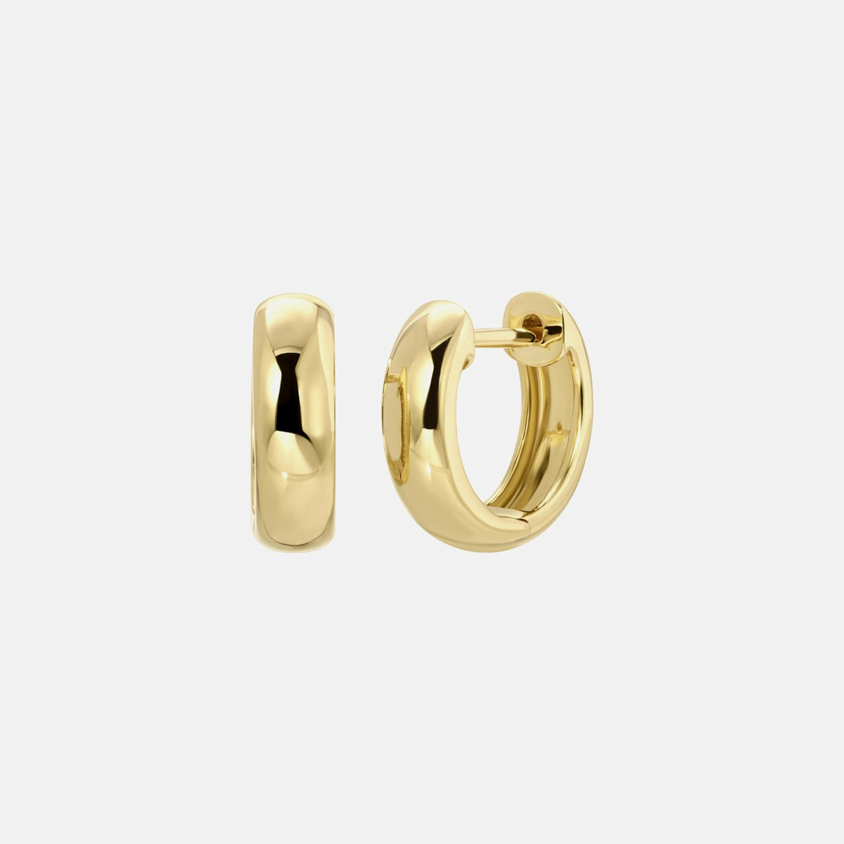 Isa Grutman Mini Huggie Hoops 14K Gold - Yellow Gold | Kith Yellow Gold