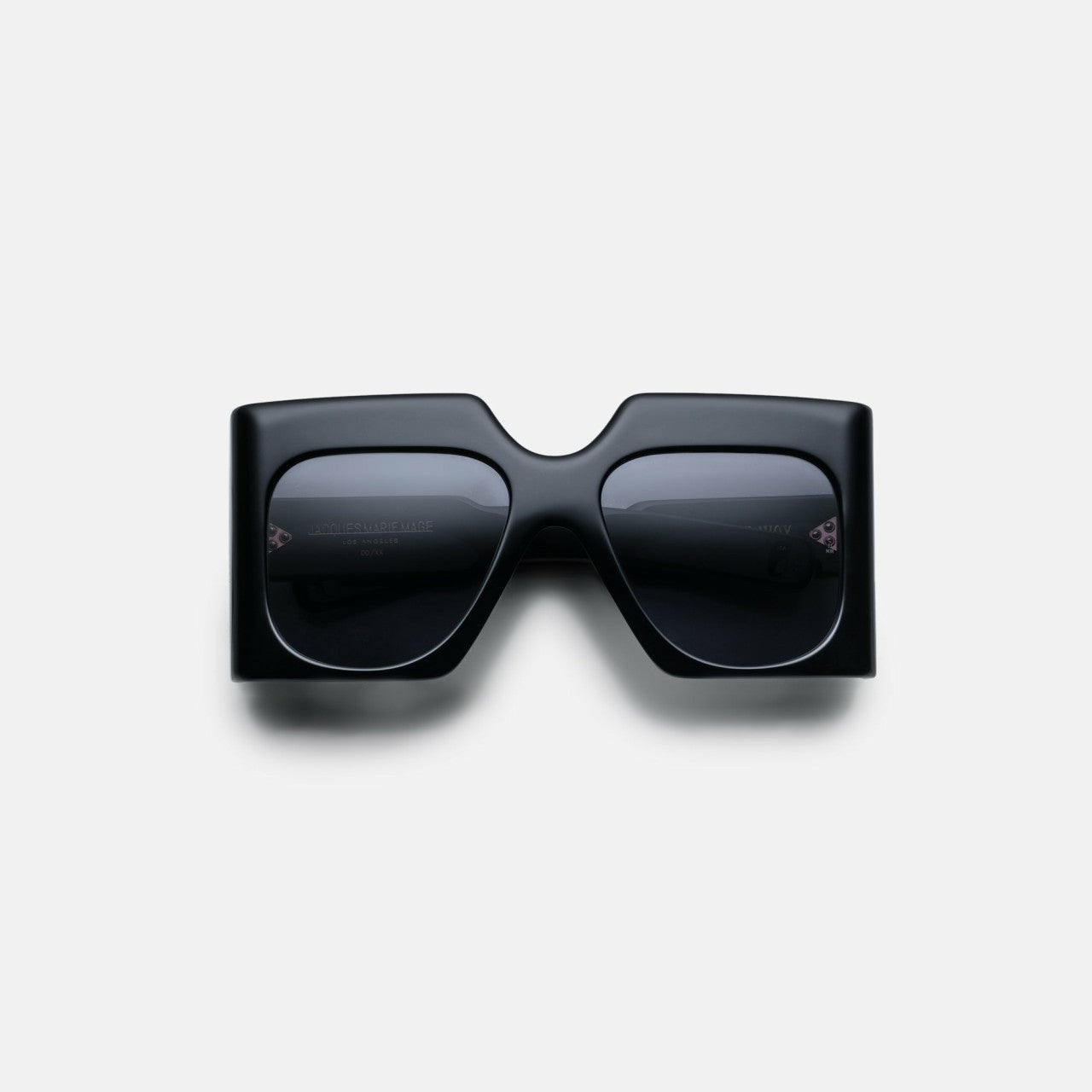 Jacques Marie Mage Ultravox Frame Jet Lens Dark Gold Hardware - Black | Kith Black