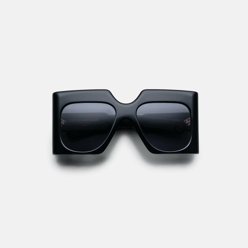 Jacques Marie Mage Ultravox Frame Jet Lens Dark Gold Hardware - Black | Kith Black