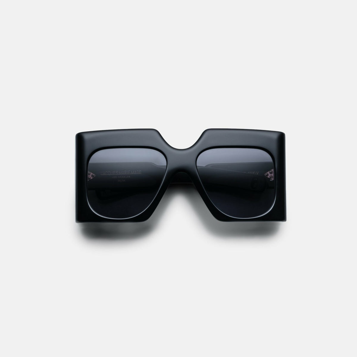 Jacques Marie Mage Ultravox Frame Jet Lens Dark Gold Hardware - Black | Kith Black