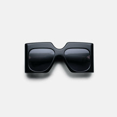 Jacques Marie Mage Ultravox Frame Jet Lens Dark Gold Hardware - Black | Kith Black