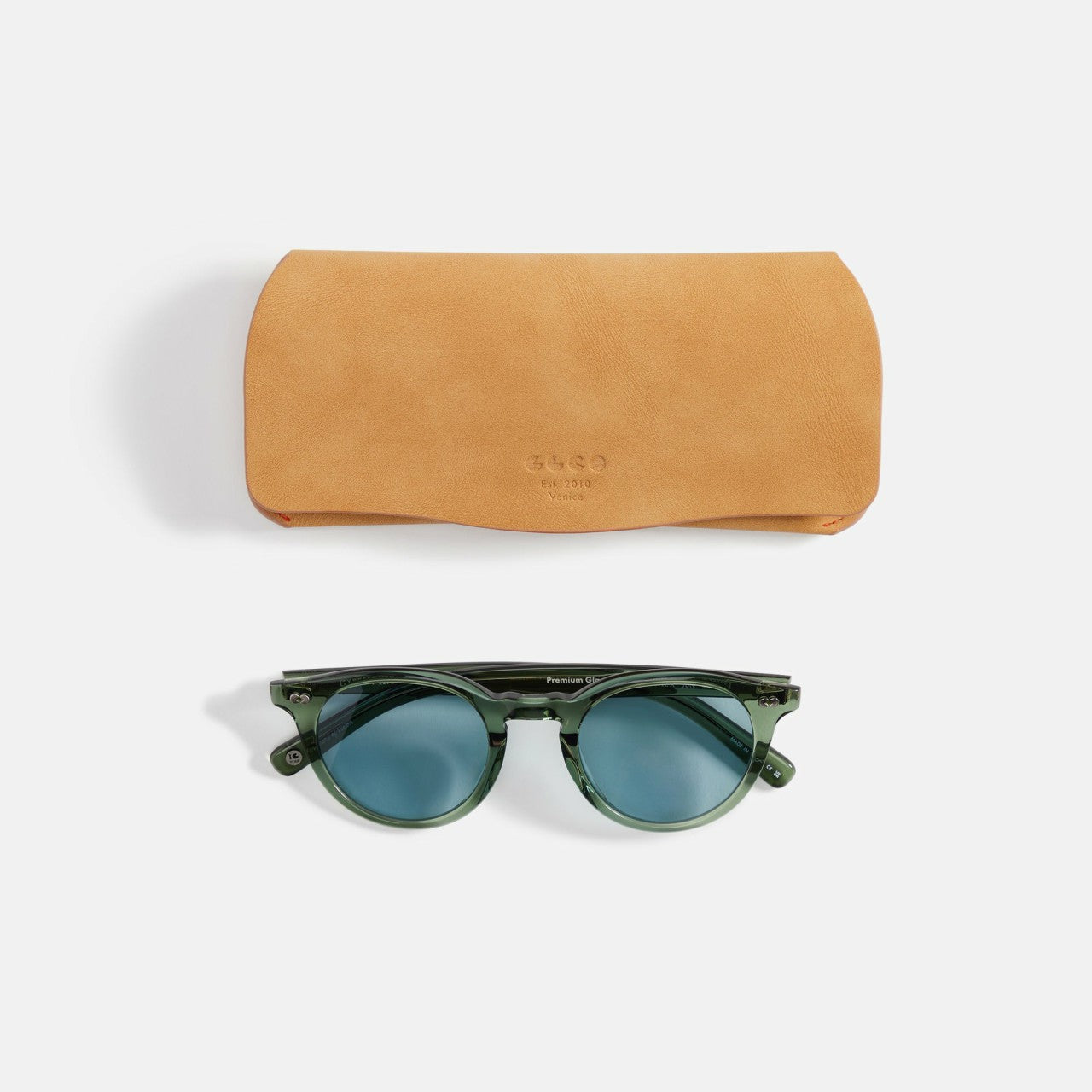 Garrett Leight Clune x Sun - Juniper / Pure Blue | Kith Juniper / Pure Blue
