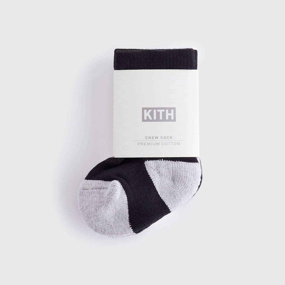 Kith Baby Classic Crew 2-Pack Socks - White / Black | Kith White / Black