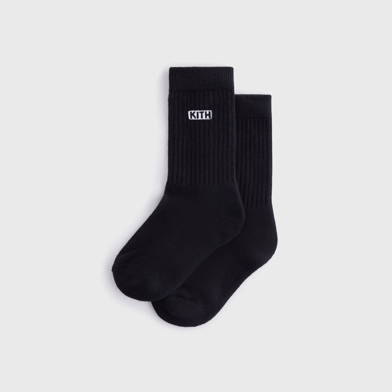 Kith Kids Classic Crew Socks - Black | Kith Black