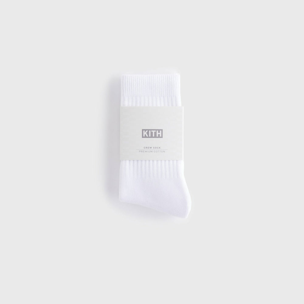Kith Kids Classic Crew Socks - White | Kith White