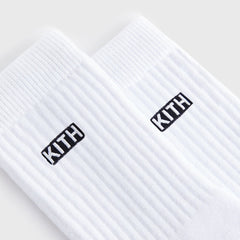Kith Kids Classic Crew Socks - White | Kith White