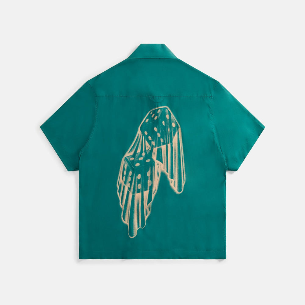 Awake NY Dice Printed Rayon Camp Shirt - Jade | Kith Jade