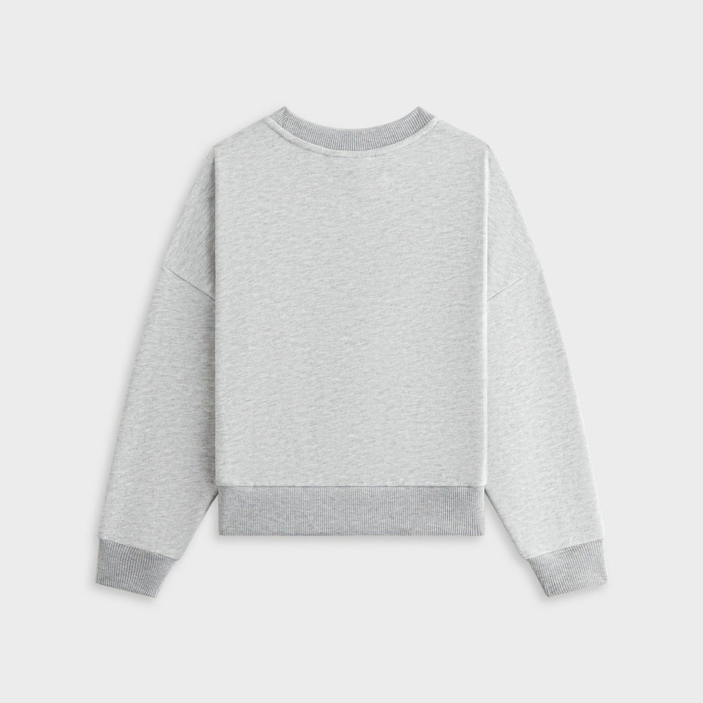 Kith Kids Long Sleeve Nelson Crewneck - Light Heather Grey | Kith Light Heather Grey