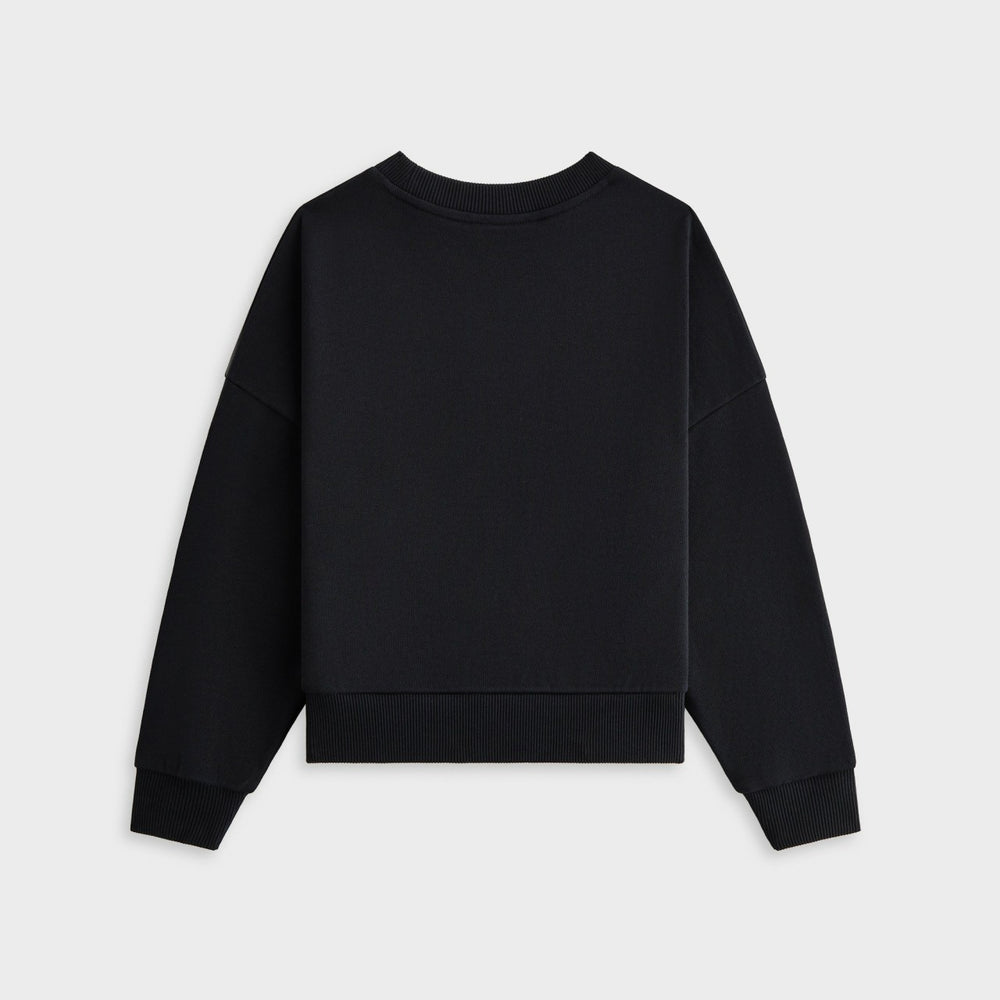 Kith Kids Long Sleeve Nelson Crewneck - Black | Kith Black