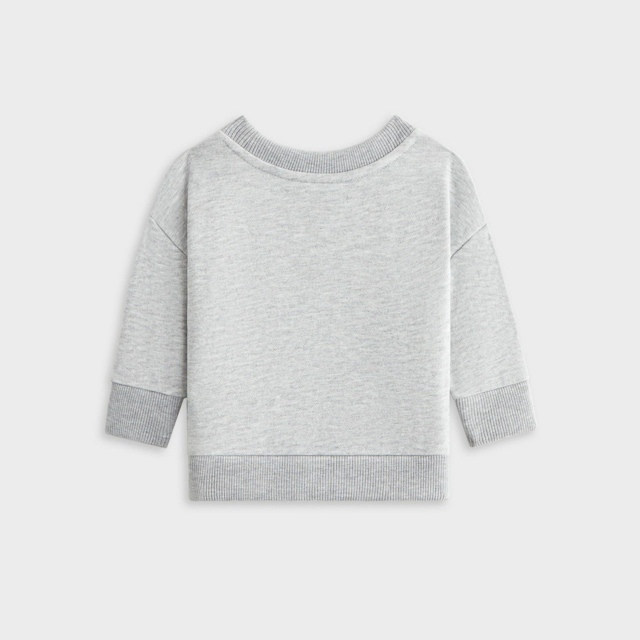 Kith Baby Long Sleeve Nelson Crew - Light Heather Grey | Kith Light Heather Grey
