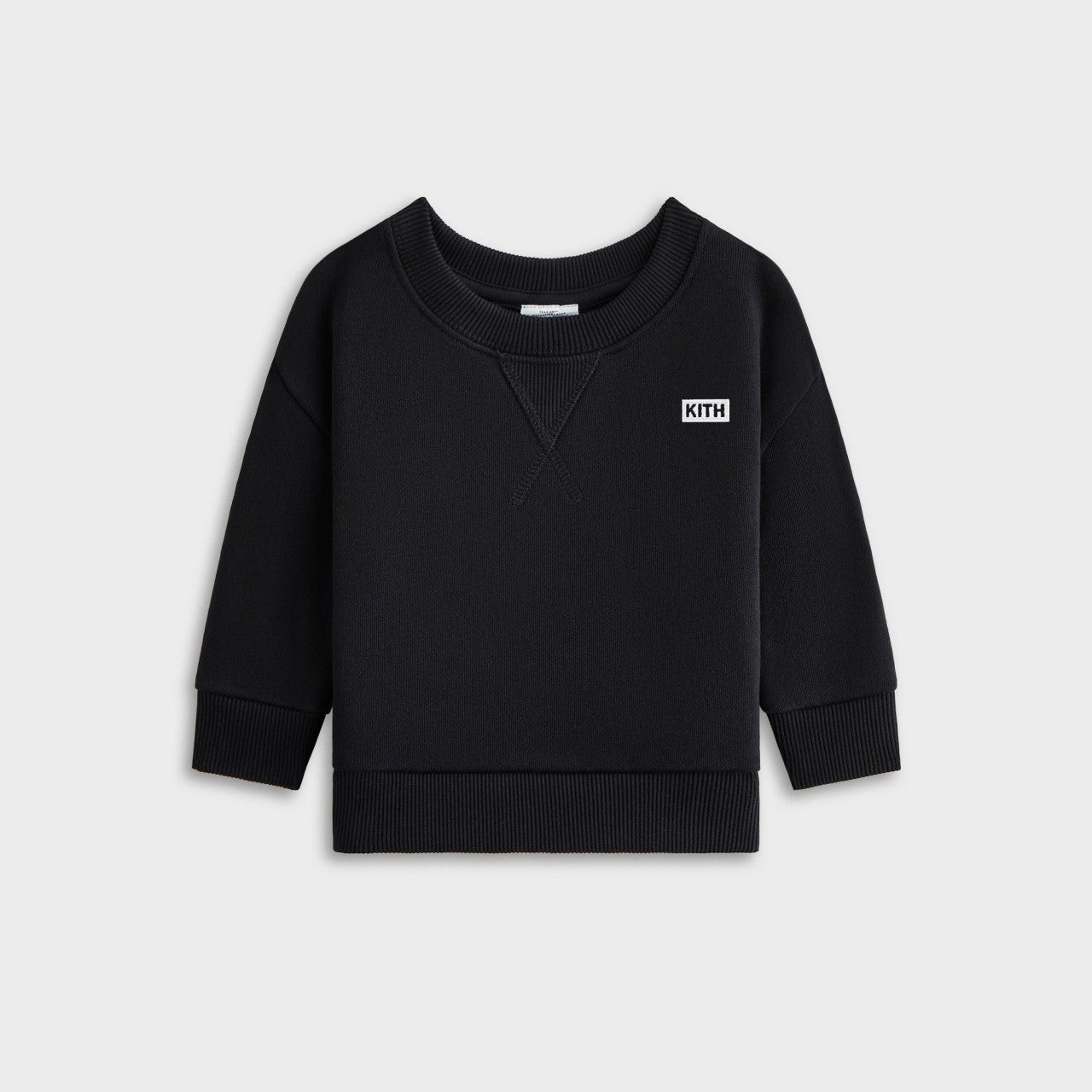 Kith Baby Long Sleeve Nelson Crew - Black | Kith Black