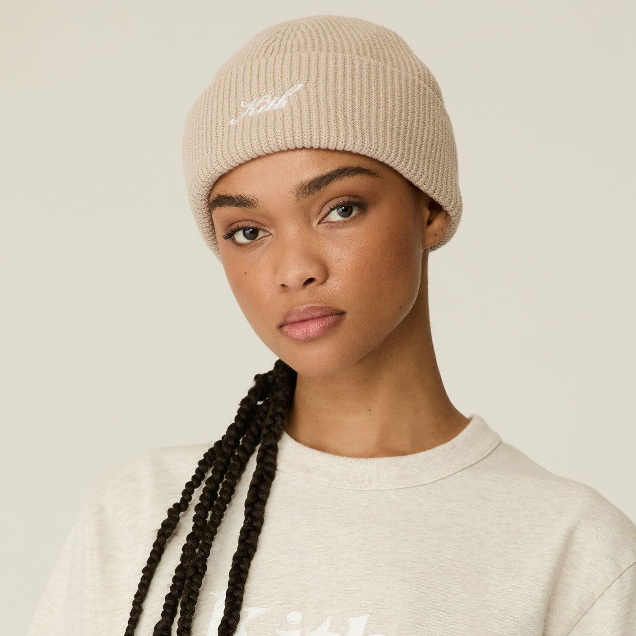 Kith Women Script Mia Beanie - Bare | Kith Bare