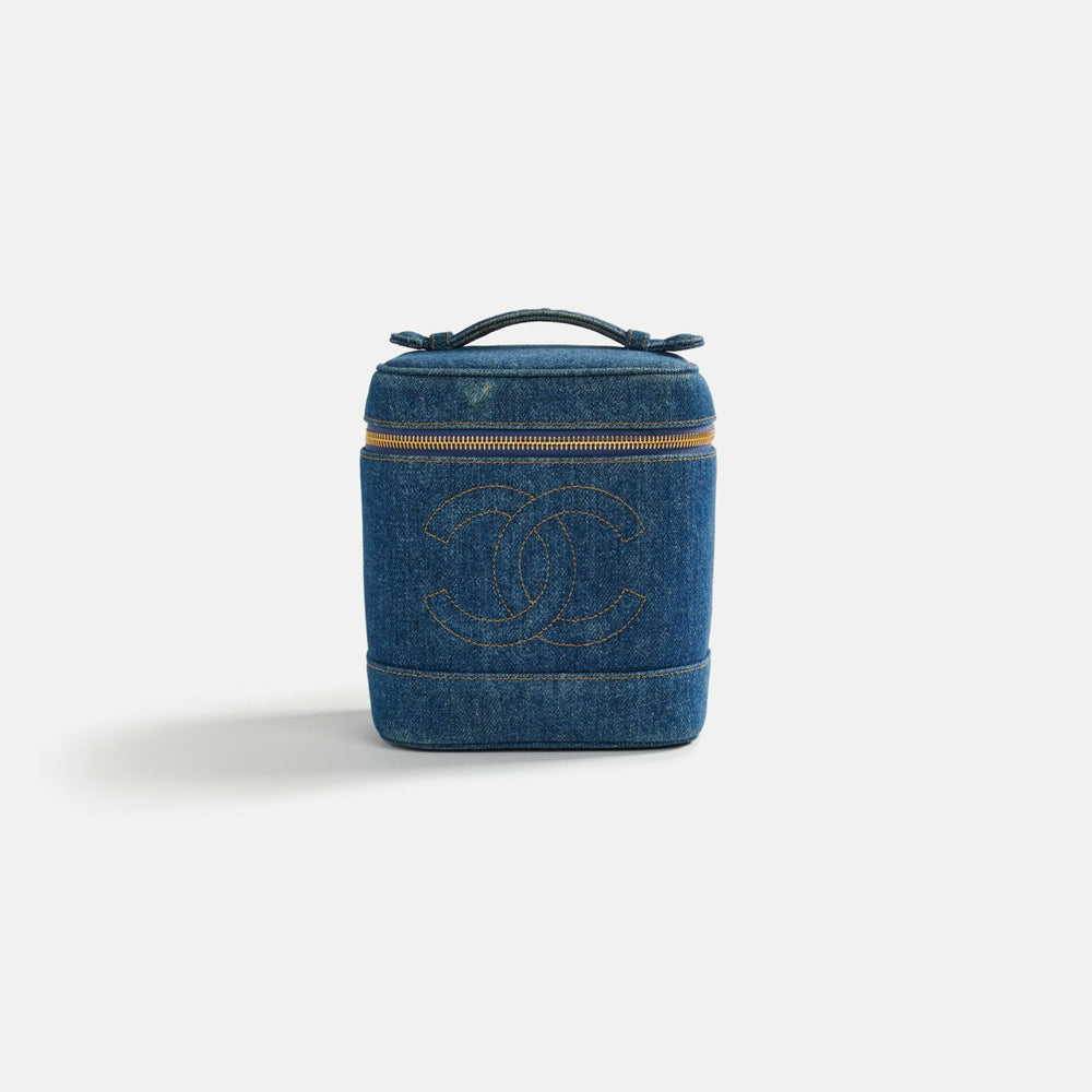 WGACA Chanel Denim Vanity - Blue | Kith Blue