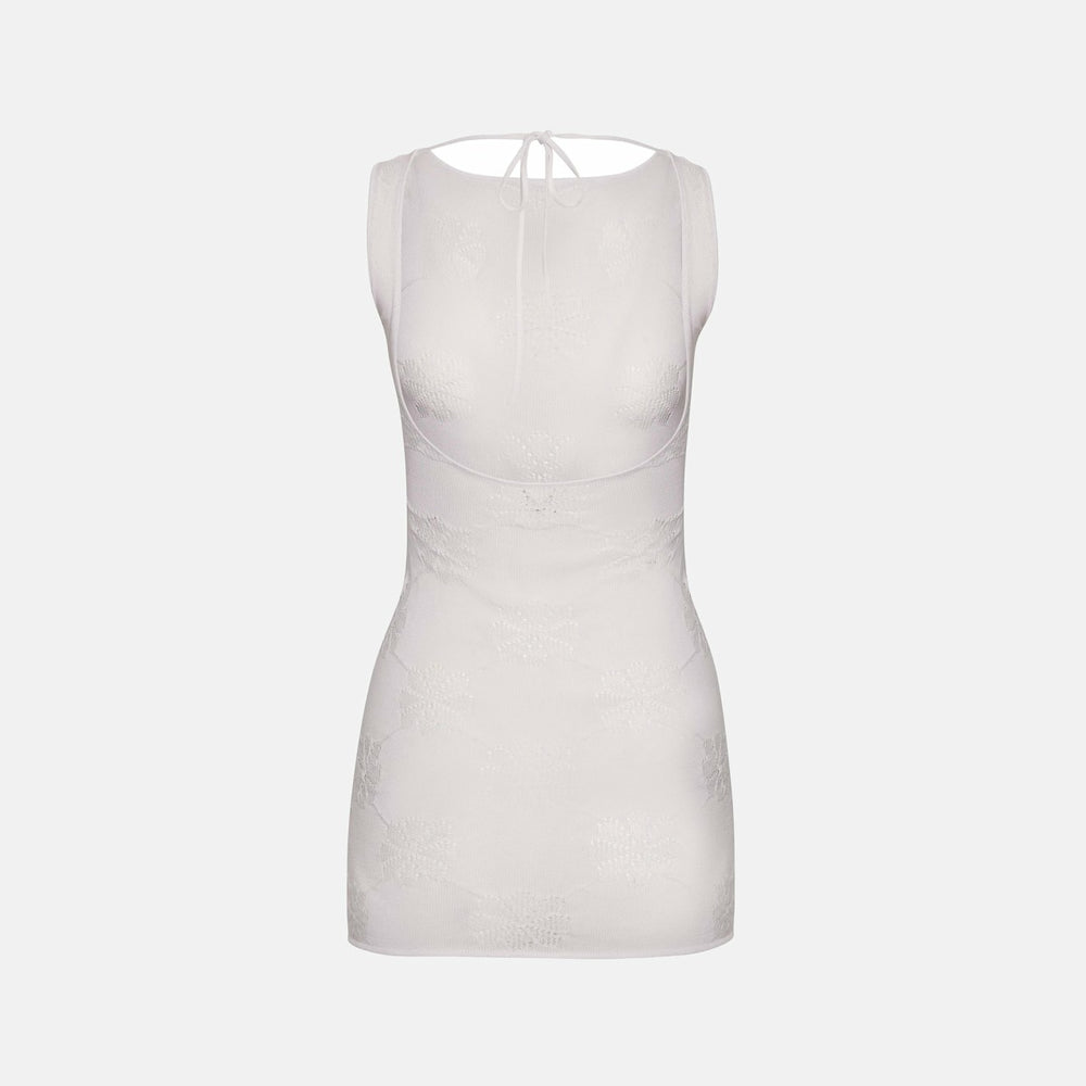 Asta Resort Verona Mini Dress - Venetian White | Kith Venetian White